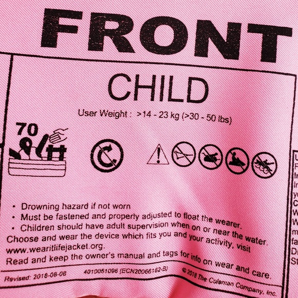 NWT Puddle Jumper Child Life Jacket Vest 30-50lbs - Picture 4 of 4